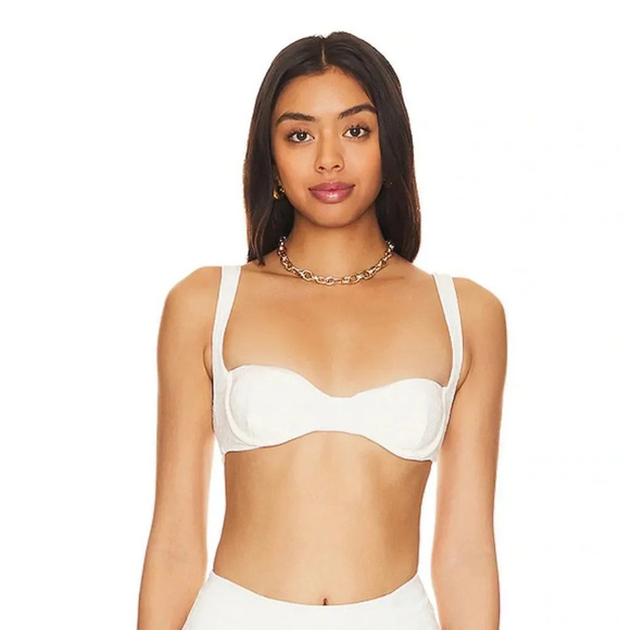 Revolve Tularosa Everly Underwire Top in Ivory Sz S - Picture 1 of 4